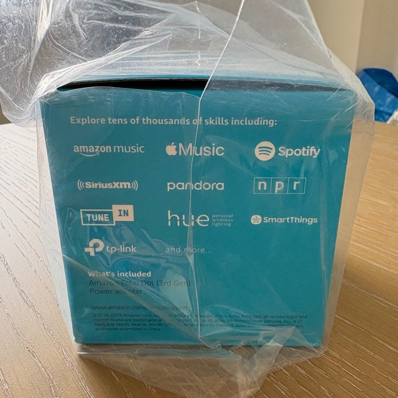 Amazon Echo Dot 3rd Gen Smart Speaker with Alexa Charcoal Grey New Sealed - Picture 4 of 6